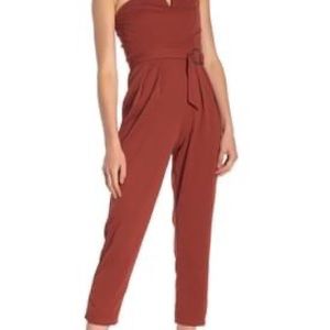 NORDSTROM (MAX + ASH) WOMEN'S STRAPLESS JUMPSUIT M
